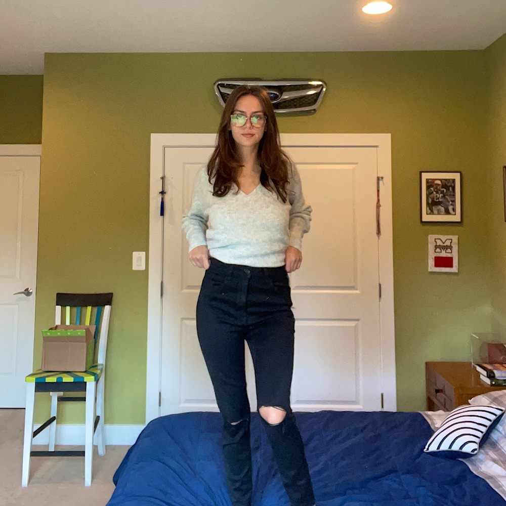 Black skinny jeans
